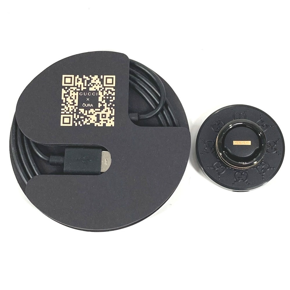 リング・指輪 705220 スマートリング インターロッキングG オーラ OURA アクセサリー 電子機器 チタン ブラック 44,187円