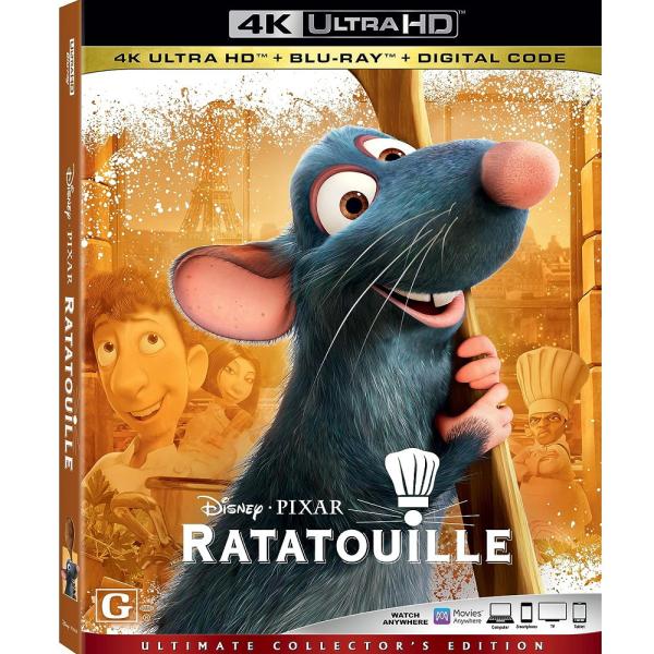 Ratatouille レミーのおいしいレストラン Blu-ray ディズニー アニメ 語学学習 英語 フランス語 スペイン語 並行輸入品 北米版 ブ