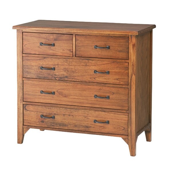 チェスト 4段 洋タンス 天然木 レトロ調 Timber 幅80cm