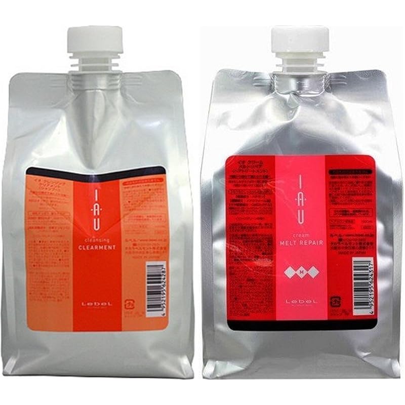 【即納】ルベル イオ クレンジング クリアメント 1000ｍｌ 詰替えセット 【メルトタイプ】