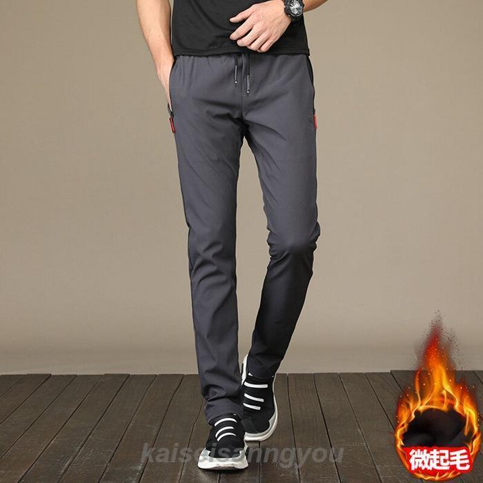 イージーパンツ 裏フリース 微起毛 テーパードパンツ 暖かい スリム チノパンツ メンズ 防寒 カジュアルパンツ 美脚 保温 秋冬