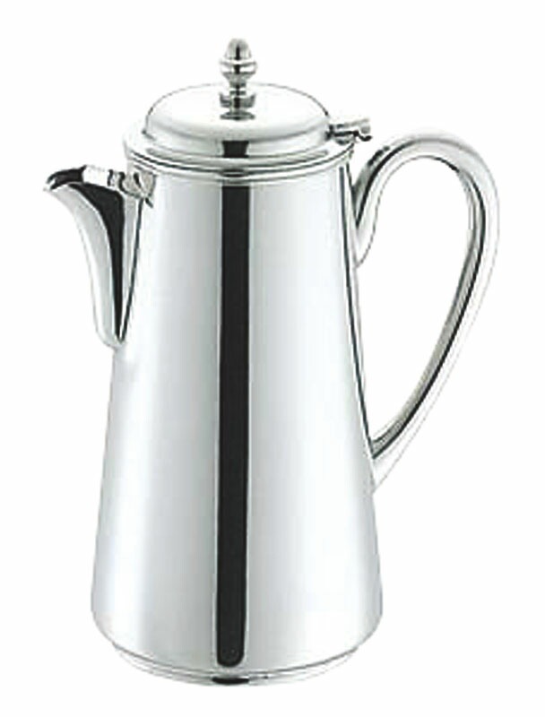 三宝産業 UK 18-8B渕ウォーターポット 蓋付 1800ccお茶用品
