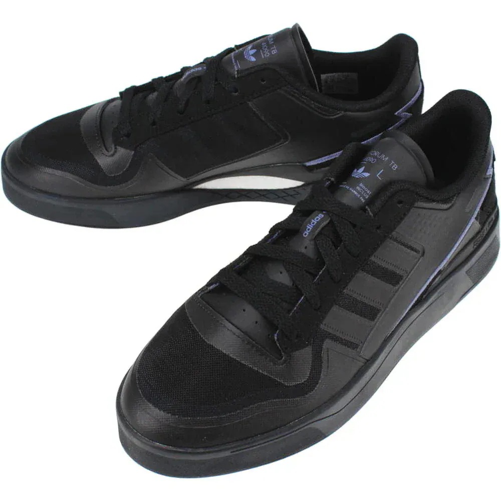 正規品 スニーカー フォーラム テック FORUM TECH コアブラック/カーボン/オービットバイオレット Q46358