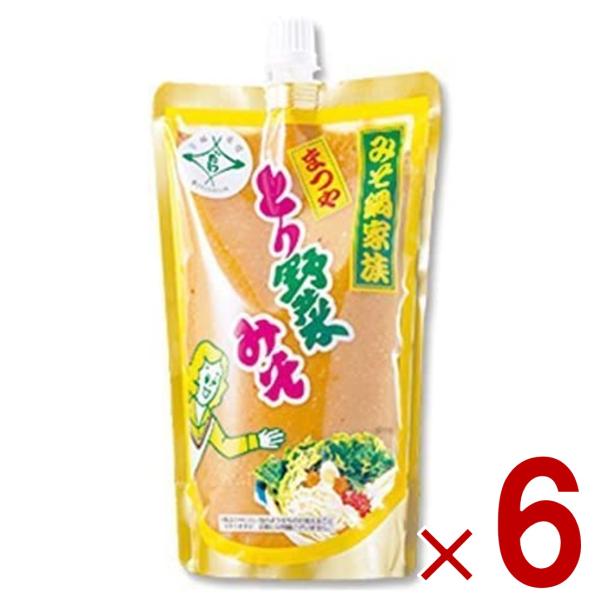 まつや とり野菜みそ とり野菜味噌 とり野菜 味噌 とりやさいみそ 鍋の素 鍋スープ 500g 6個