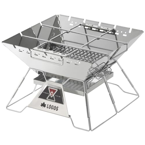 炭 LOGOS the ピラミッドTAKIBI L 81064162 キャンプ アウトドア バーベキュー 焚き火 ステンレス