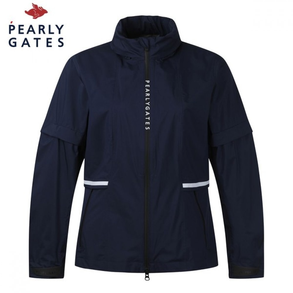 (Paris Gates) レディースデタッチャブルスリーブレインジャンパー&ポーチ