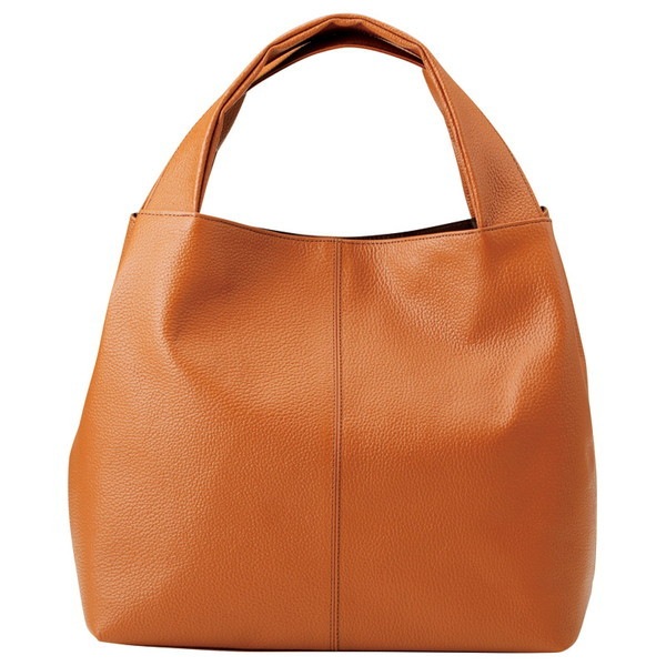 「石井猛雄」 手提げバッグ キャメル BCJ-25-09