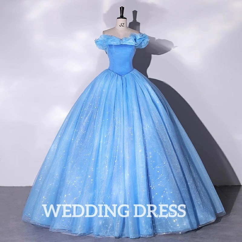 新品早く買いに来て レディースドレス ウェディングドレス エレガント 高級感 ロングドレス 結婚式 披露宴 音楽会 演奏会 舞台演出 ブルー 編み上げ 礼服 イブニングドレス パーティー 撮影 オフ 5,094円