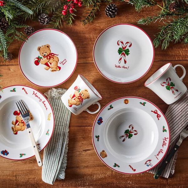 メリーベア クリスマス 洋食 2人 6Pセット