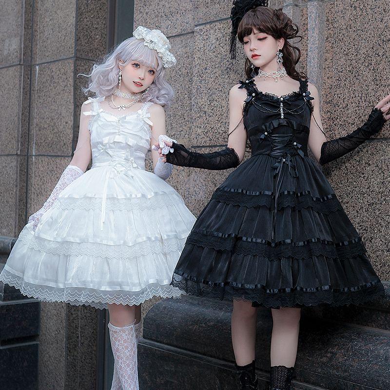 「新作入荷*2点購入で1OO円オフ」ロリータ ロリィタ ワンピース 花柄 ロリータファッション ロリィタファッション クラシカル ゴシック 大人 ふわふわ レース レディース ハロウイン 仮装 コス
