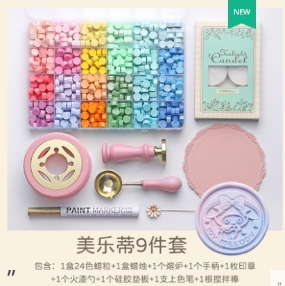 シーリングスタンプ　スタンプ　かわいい９点セット　すぐ始められるセット 5,460円