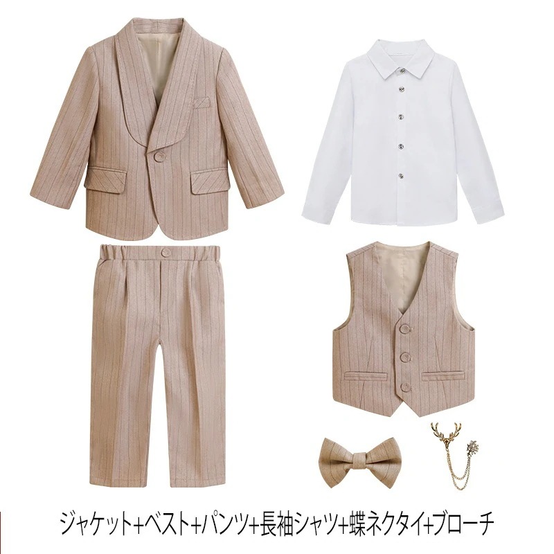 男の子 お呼ばれ スーツ 卒園式 フォーマル 男児 結婚式 長袖パーティー 子供フォーマル 入学式 子供服 七五三 演奏会 入学スーツ点セット 小学校 冠婚葬祭 発表会 キッズフォーマル