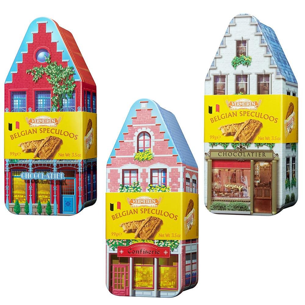 VERMEIREN（ベルメーレン） カラメルビスケット オリジナルハウス缶A 6個セット