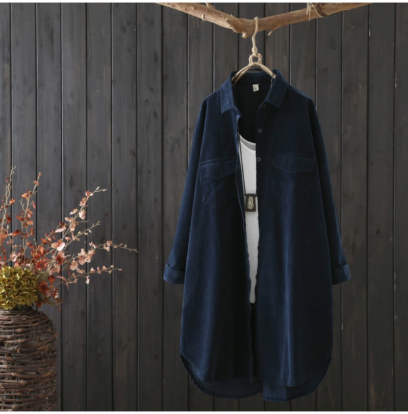 ワンピース シャツワンピース ミモレ丈 ロング丈 長袖 ドロップショルダー 襟付き ワイド Aライン ポケット 前開き 大人可愛い シンプル カジュアル おしゃれ かっこいい 大人女子 こなれ感 ラフ