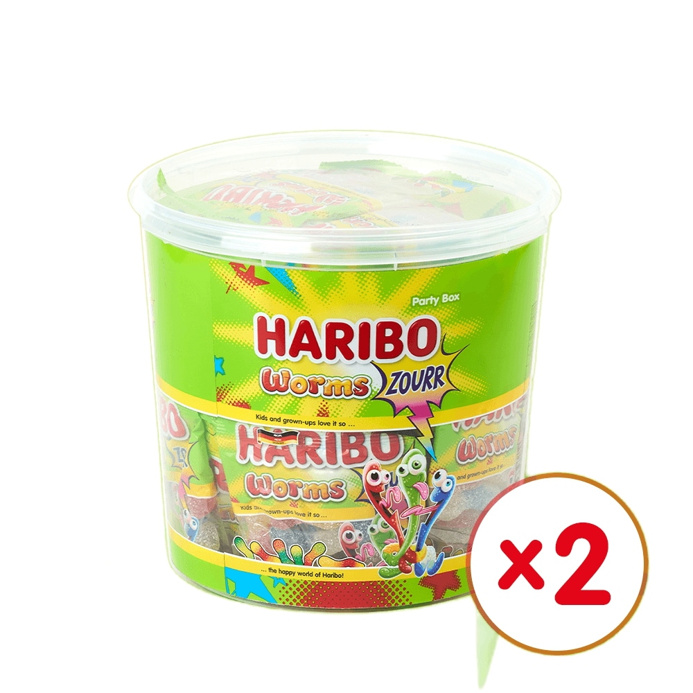 [ハリボー] ウォームズ サワー 960g x 2個