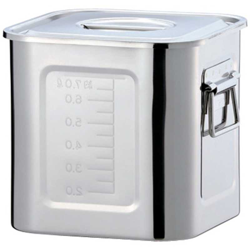 トラスコ中山　ステンレス角タンク 18.0L 270 取手付　T-FC-10