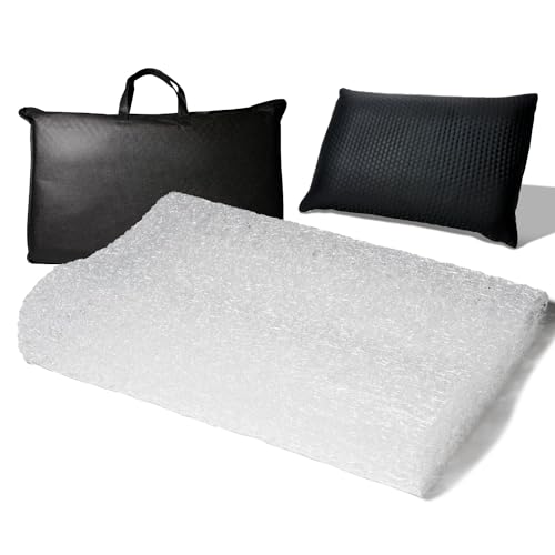 睡眠党 洗える 枕 カバー付き ブラック 高反発枕 丸洗いOK ファイバー枕 快眠枕 敬老の日 ギフト プレゼント 低め 高め 横向き寝 まくら 無重力 通気性 ゲル枕 耐圧分散 安眠枕 寝心地良い