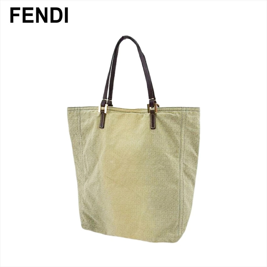 フェンディ トートバッグ トート ハンド バッグ レディース メンズ 8BH006 ズッキーノ FENDI 中古