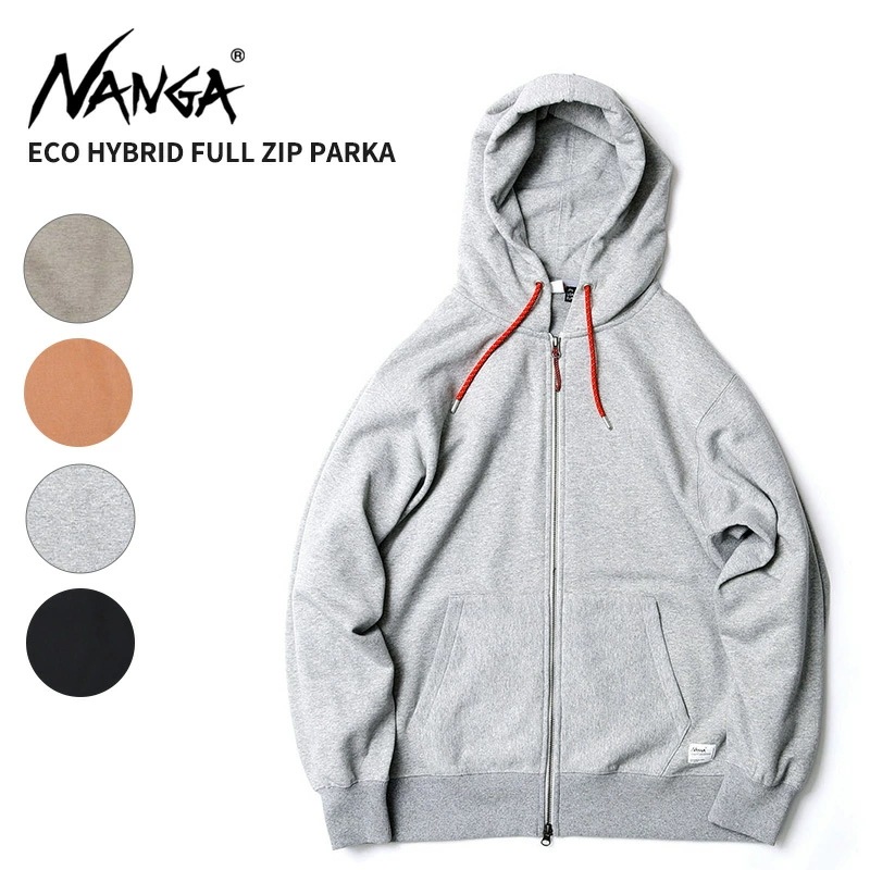 ナンガ スウェット パーカー メンズ レディース NANGA エコハイブリッドフルジップパーカー トップス NW2311-1F205