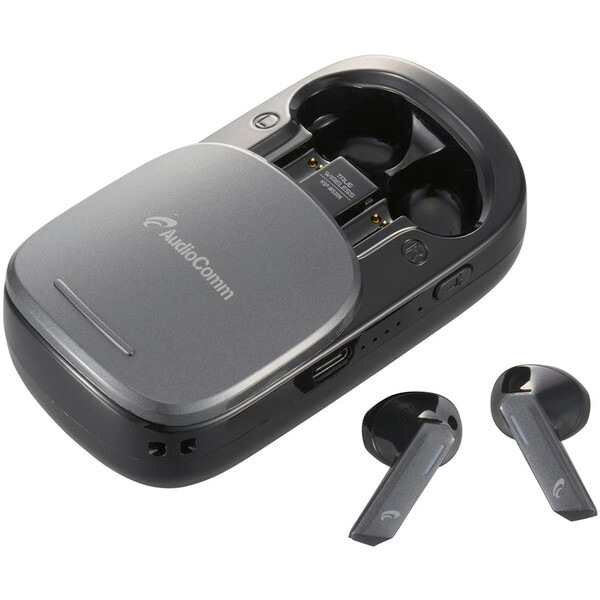 HSP-W530N ブラック AudioComm 完全ワイヤレスイヤホンPLUS