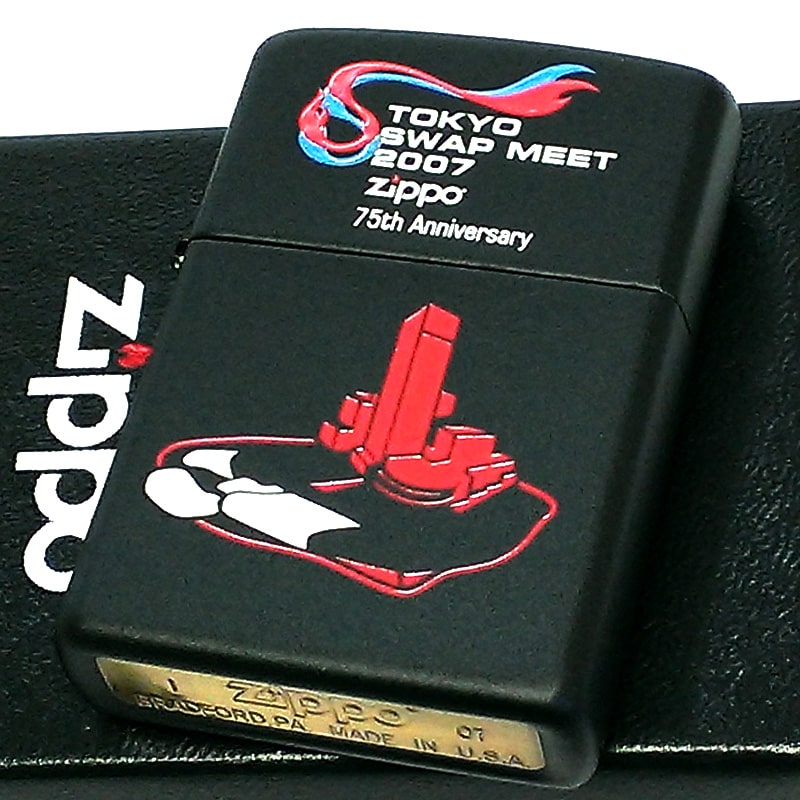 ZIPPO 一点物 2007年製 スワップミート 東京 75周年記念 限定300個 シリアルナンバー入り レア ジッポ ライター 絶版 珍しい ヴィンテージ おしゃれ メンズ ギフト プレゼント