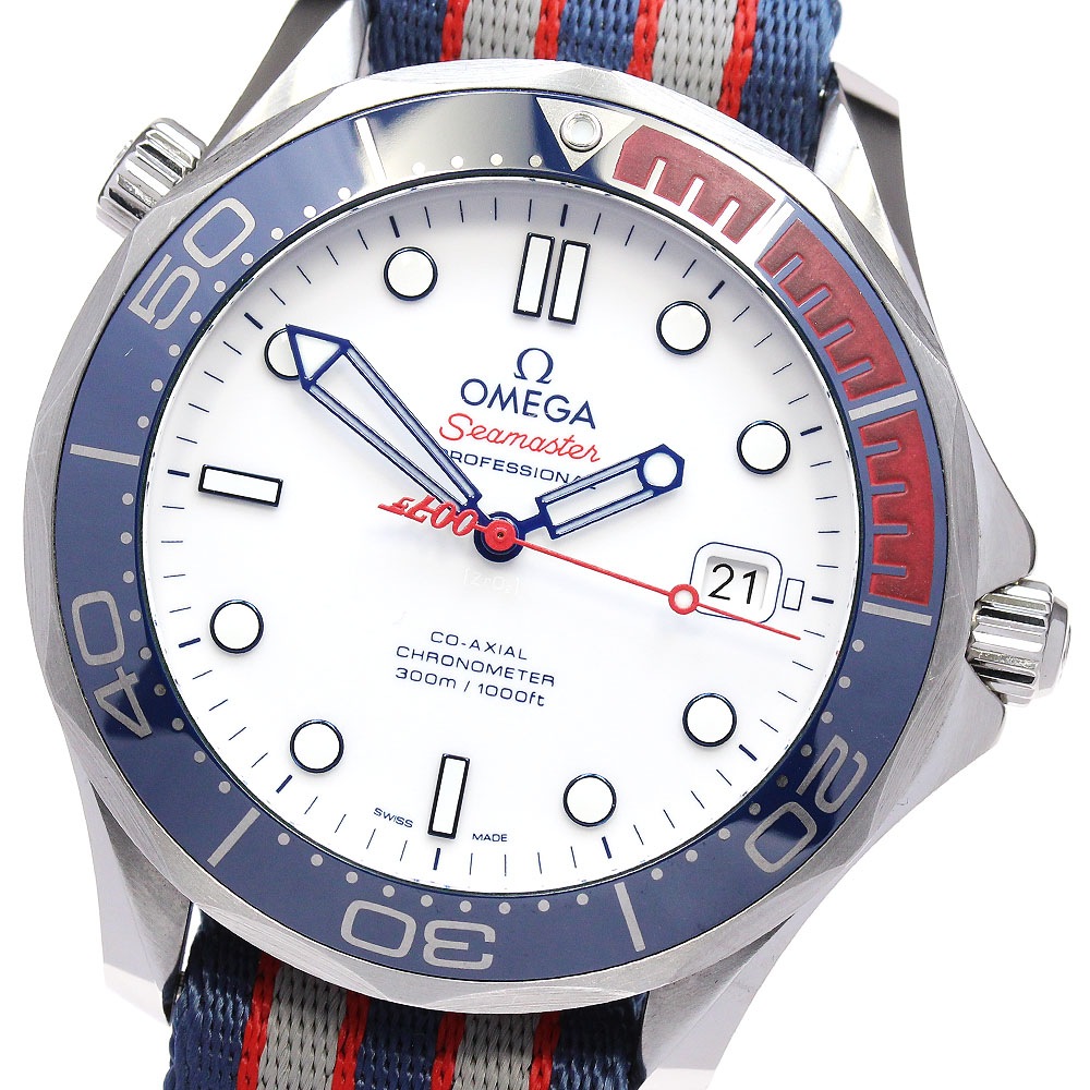 オメガ OMEGA 212.32.41.20.04.001 シーマスター300 007リミテッドエディション コマンダー 自動巻き メンズ 良品 _862590【中古】