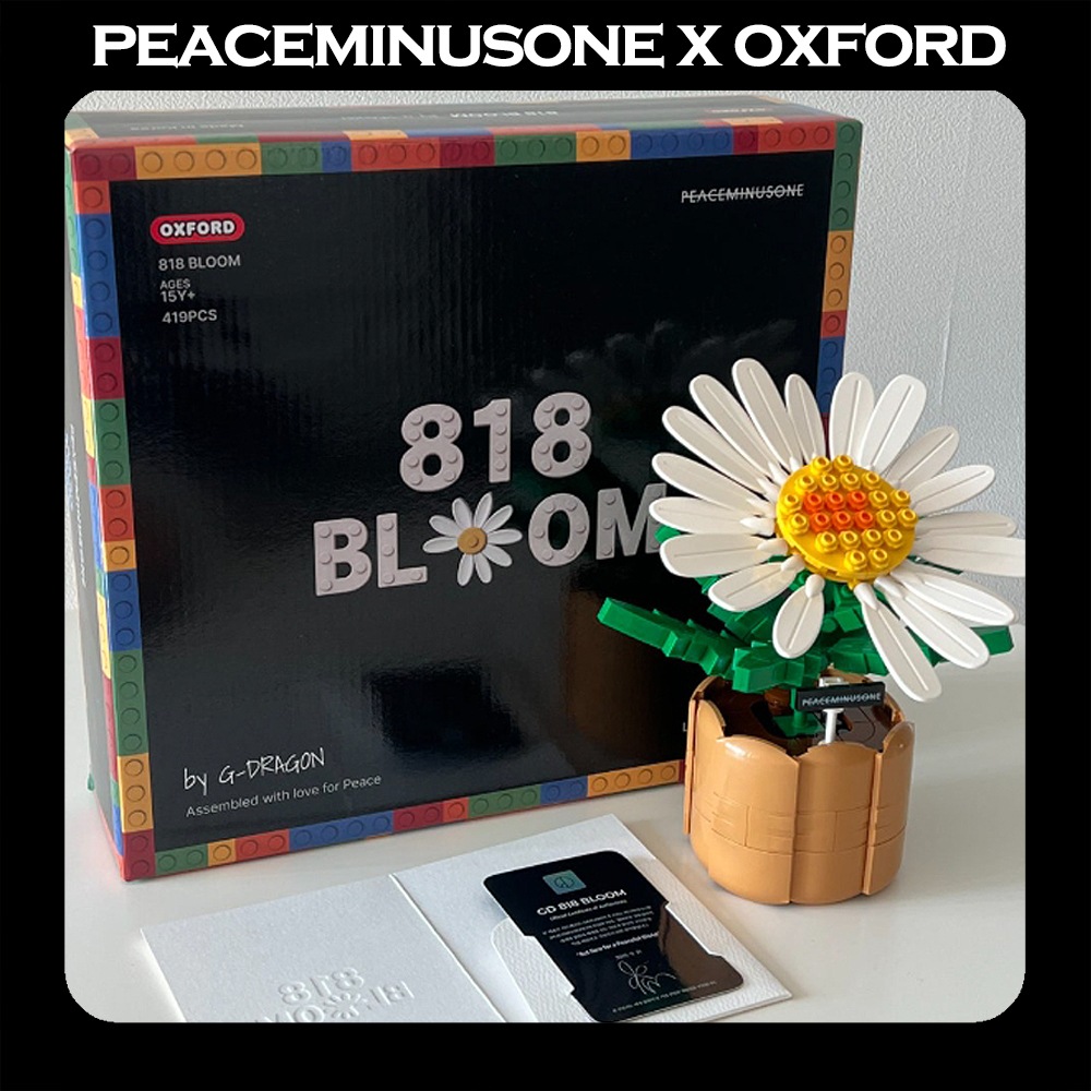 [OXFORDxPEACEMINUSONE] 818 BLOOM by G-DRAGON