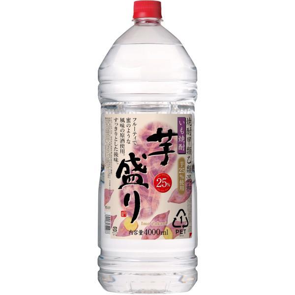 【送料無料】合同酒精 芋盛り 25度 4L2本/1ケース【北海道沖縄県東北四国九州地方は必ず送料が掛かります】