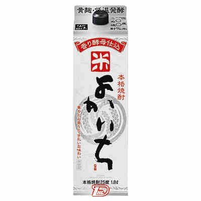 【送料無料】宝酒造 よかいち 米 25度 パック 1800ml 1.8L12本【北海道沖縄県東北四国九州地方は必ず送料が掛かります】 13,922円