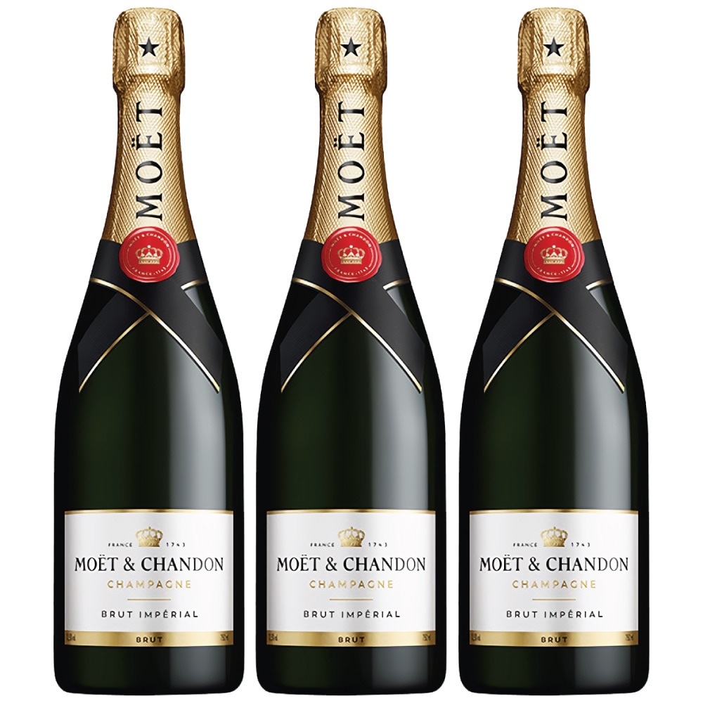 モエ・エ・シャンドン モエ アンペリアル 3本セット 750ml シャンパン [ スパークリング 辛口 フランス / モエ シャンドン 白 ] MOET&CHANDON MOET IMPERIAL