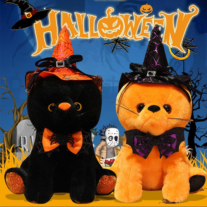 Qoo10] ハロウィン ぬいぐるみ 猫 ネコ ぬいぐ