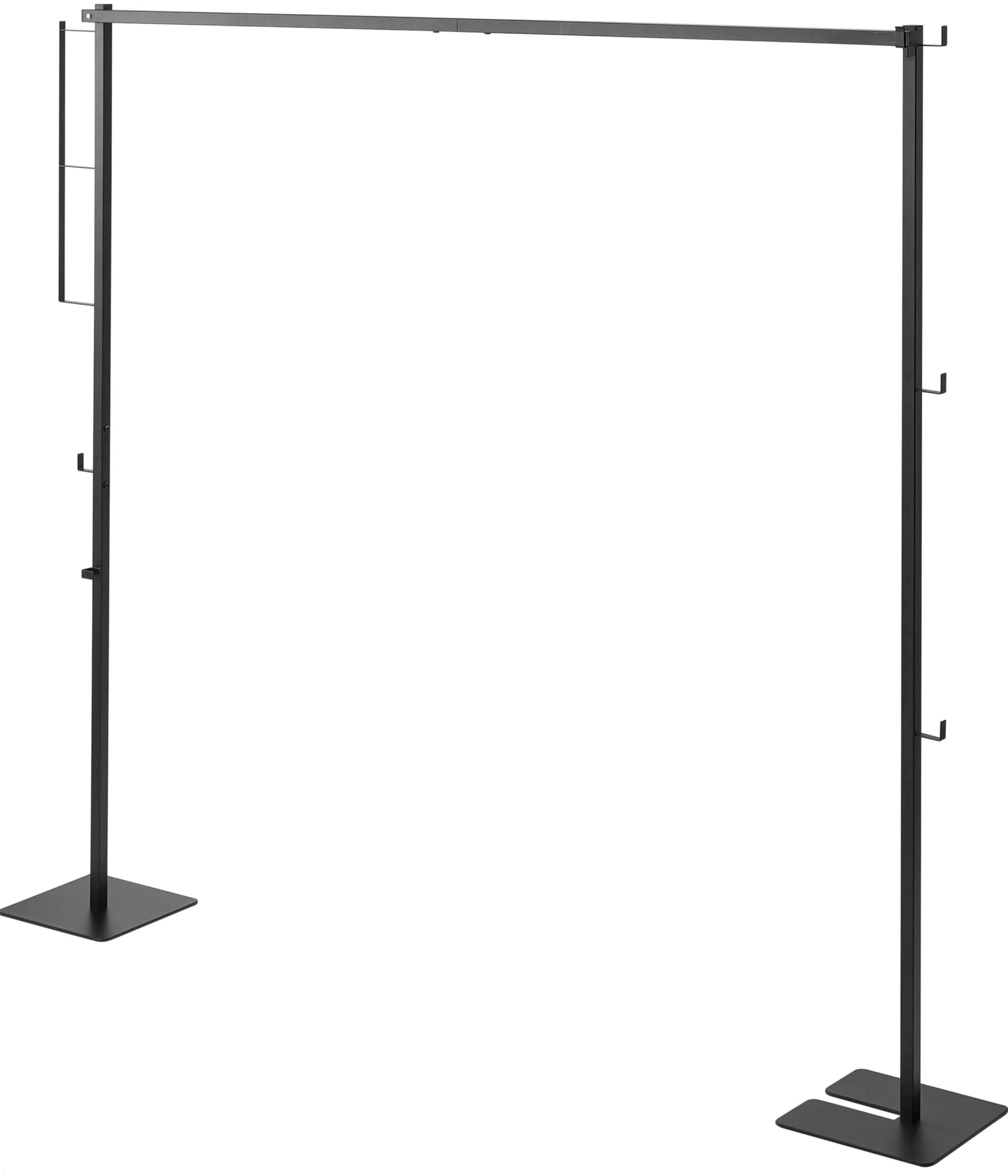 山崎実業(Yamazaki) 折り畳み 室内物干し ブラック 使用時：約W175×D25×H160cm タワー tower 洗濯物干し コンパクトに収納できる 組み立て簡単 6620