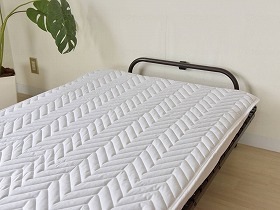 三栄コーポレーション ベッドパッド ホワイト 91x191cm TC20-BP