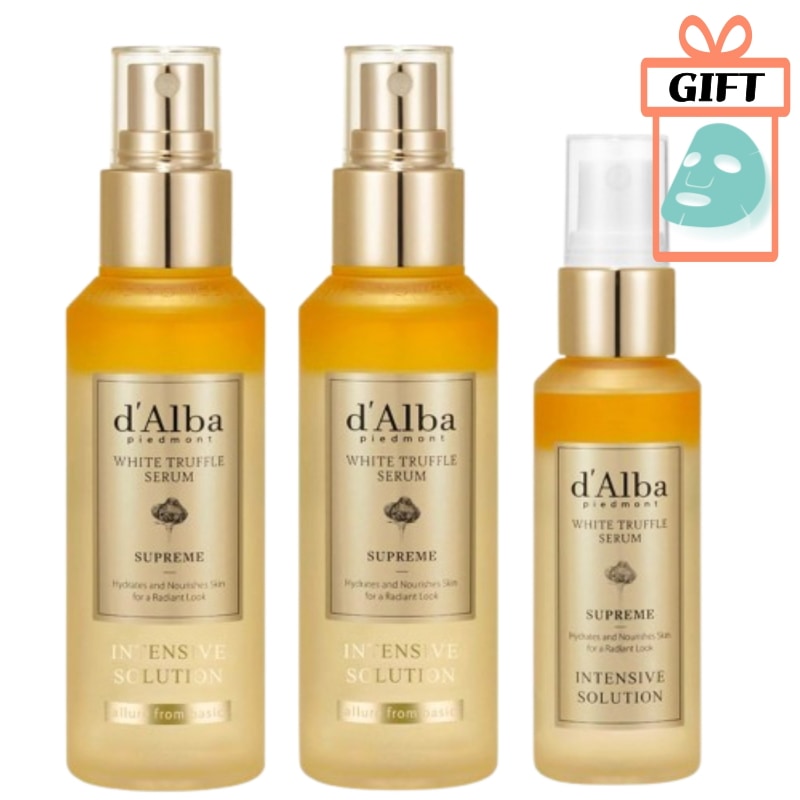 【100ml+100ml+50ml】 ホワイトトリュフ スプリーム インテンシブ セラム , マスクパック プレゼント/保湿ケア,化粧水,ツヤ肌,乾燥肌,弾力,ヴィーガン,栄養,美容液,ミスト 6,373円