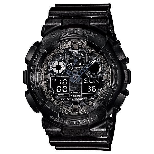 取寄品 正規品 CASIO腕時計 カシオ G-SHOCK ジーショック アナデジ GA-100CF-1AJF