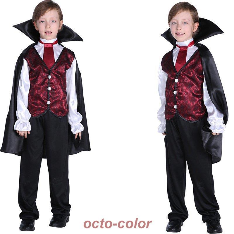 【万聖節セール】子供ハロウィン衣装子供 男子 女子 デビル ドラキュラ 吸血鬼 伯爵 デビルス バンパイア キッズ ハロウィン衣装 幼稚園ハロウィン衣装 新ハロウィン衣装