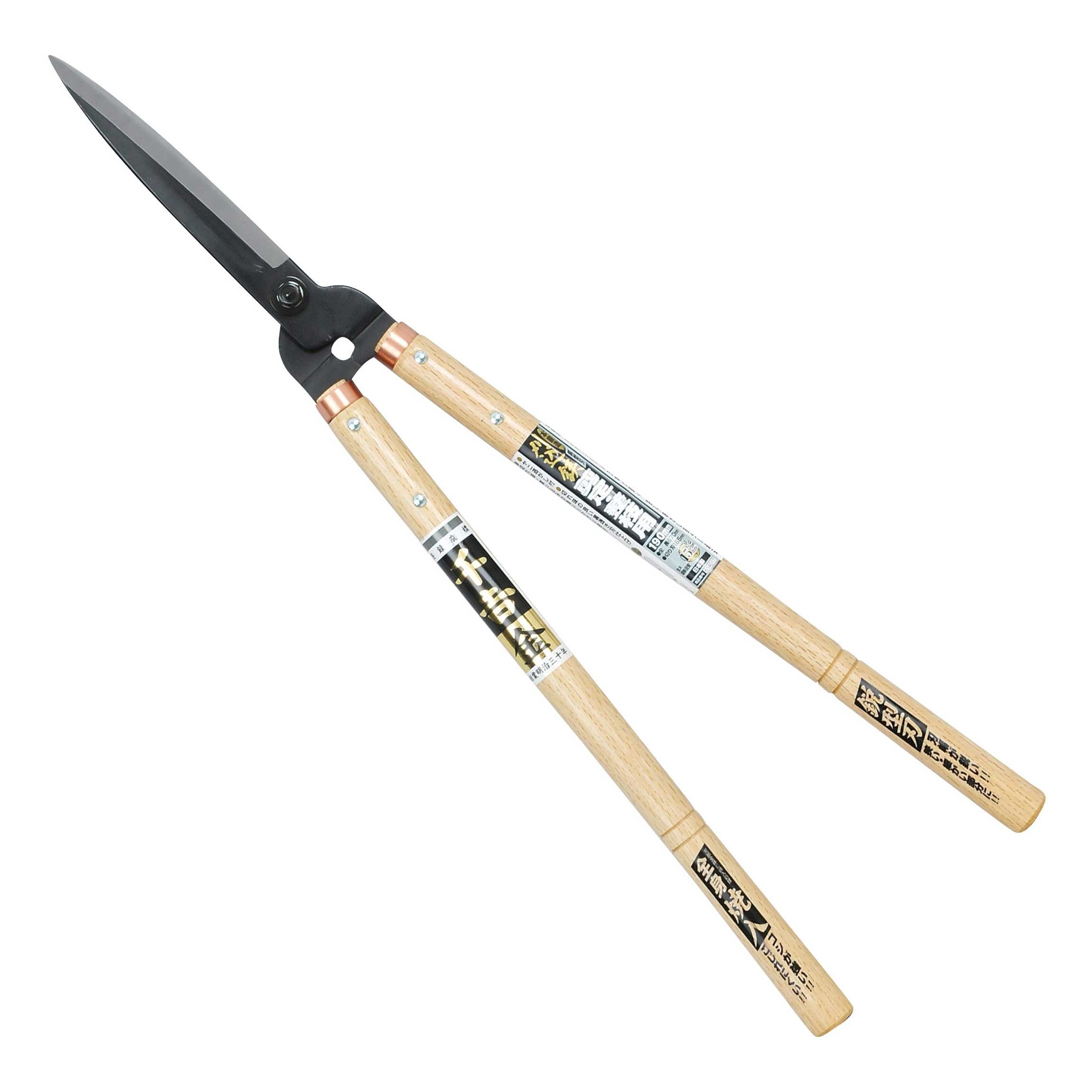 千吉 金 本鍛造刈込鋏 全鋼 鋭型刃 190mm