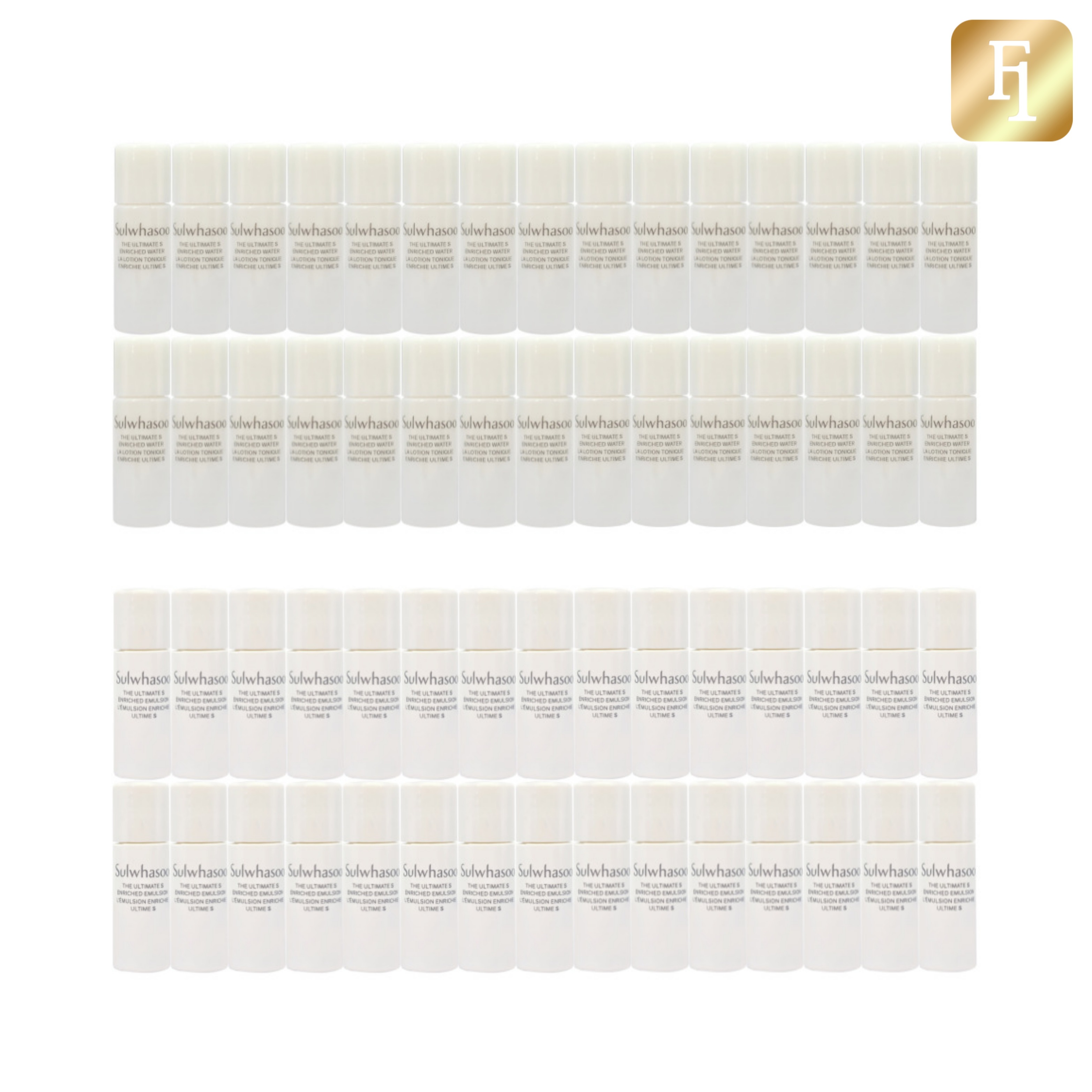 珍雪水5mlx30個 + 珍雪乳液5mlx30個 / ジンソル スキンケア