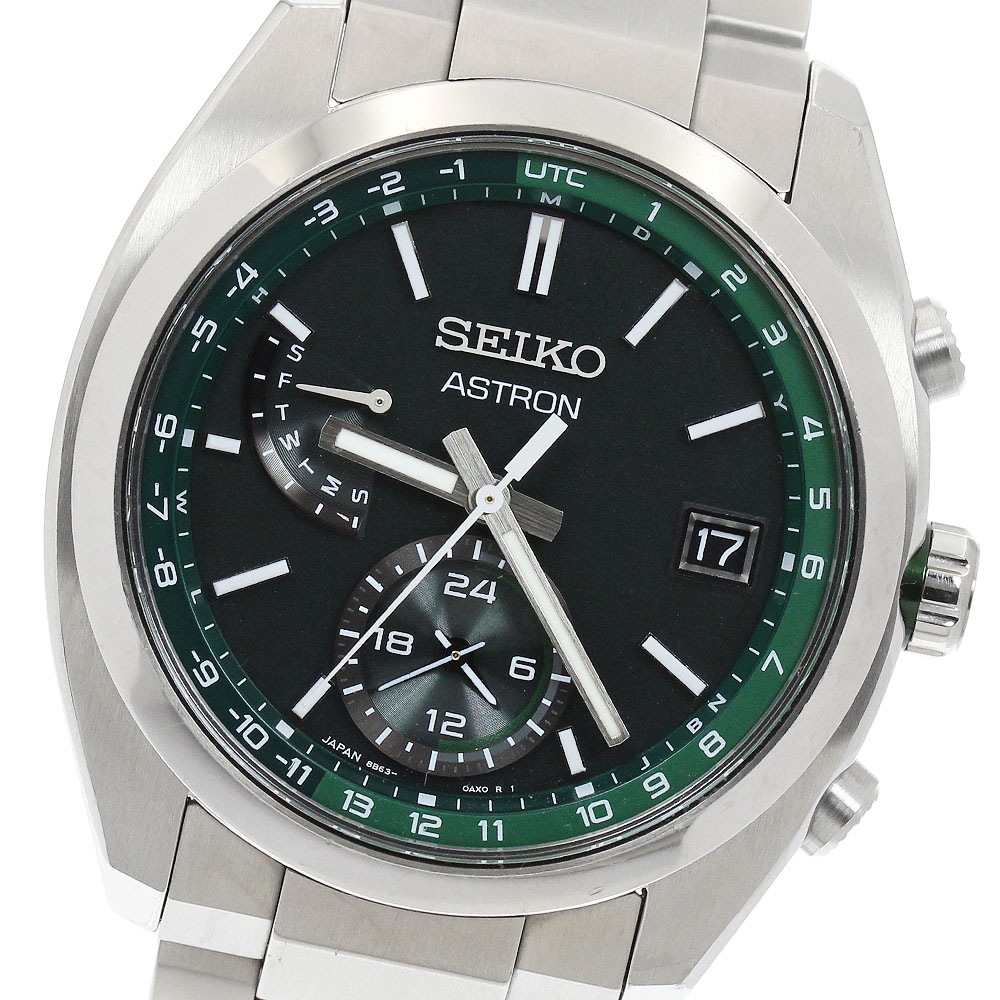 セイコー SEIKO SBXY011/8B63-0BA0 アストロン デイデイト ソーラー電波 メンズ _955300【中古】