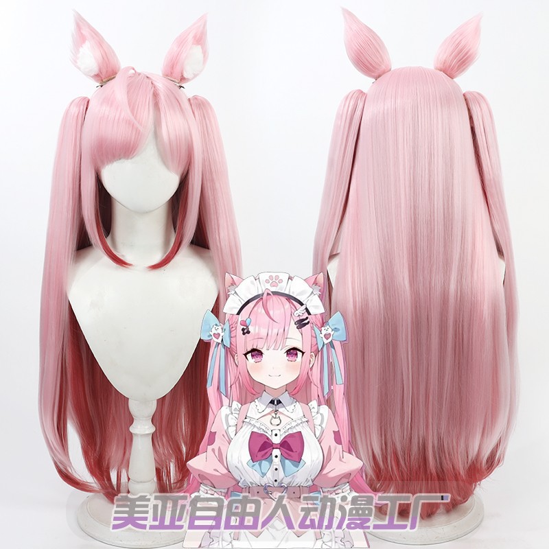 【ハロウイン新作】バーチャルキャスター结城昨日ナイコス・ウィッグ新人vtuber结城さくな頭皮