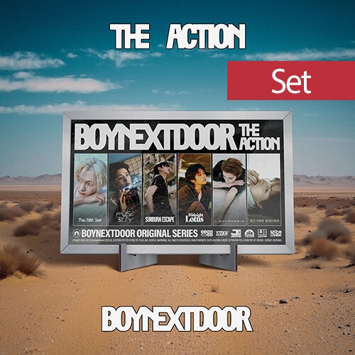 SET商品 BOYNEXTDOOR EP 5集 The Action (Frame ver.) BOX 6種セット 韓国アイドル