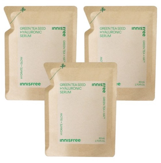グリーンティー シード ヒアルロン酸 セラム リフィル 80ml 3個