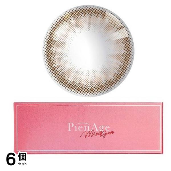 ピエナージュ ミミジェム ワンデーカラコン ミミルビー 10枚入 (-3.75 度あり) 6個セット