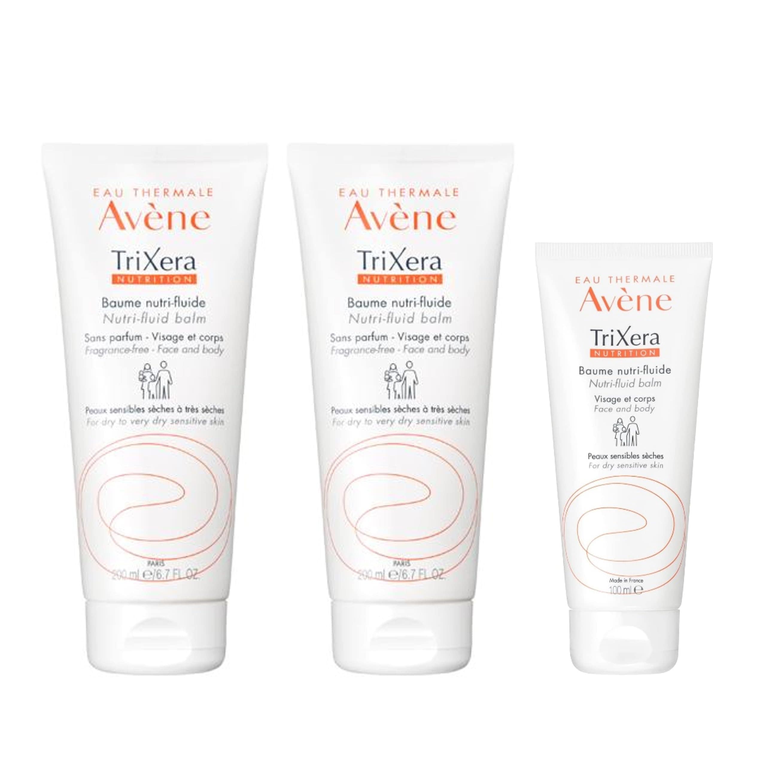 【全国送料無料】 アベンヌ(Avene) トリクセラNT フルイドクリーム 200mL×2本 100mL増量キット ボディクリーム ・ トリートメント クリーム状 無香料 ベビー 赤ちゃん 1ヵ月 全