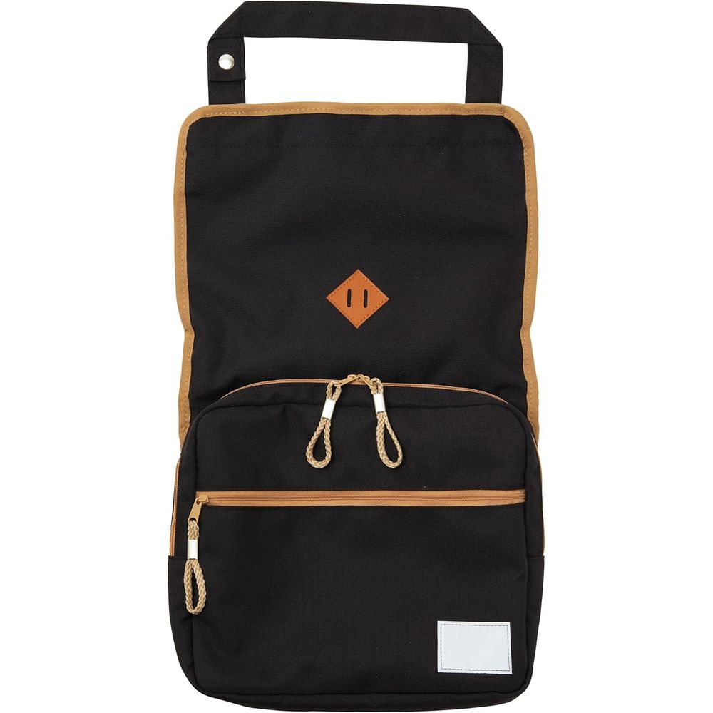 （まとめ買い）収納ポケット付きランドセルカバー アウトドアデザイン ブラック RS1194B [x3]