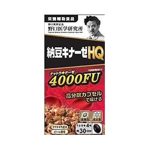 野口医学研究所 納豆キナーゼHQ 120錠