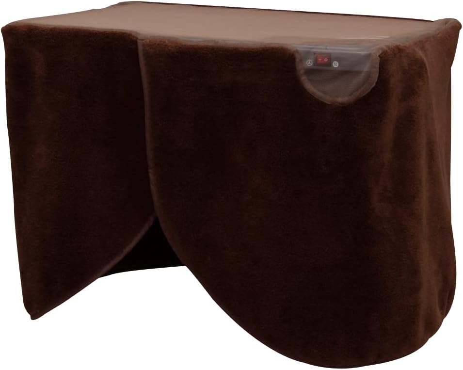 アイリスオーヤマ デスクヒーター 足元ヒーター デスク オフィス 冷え対策 こたつ 洗濯OK 丸洗いOK 自動切りタイマー 高温センサー付き フリース素材 デスク下 机下 幅46x奥行36x高さ30c