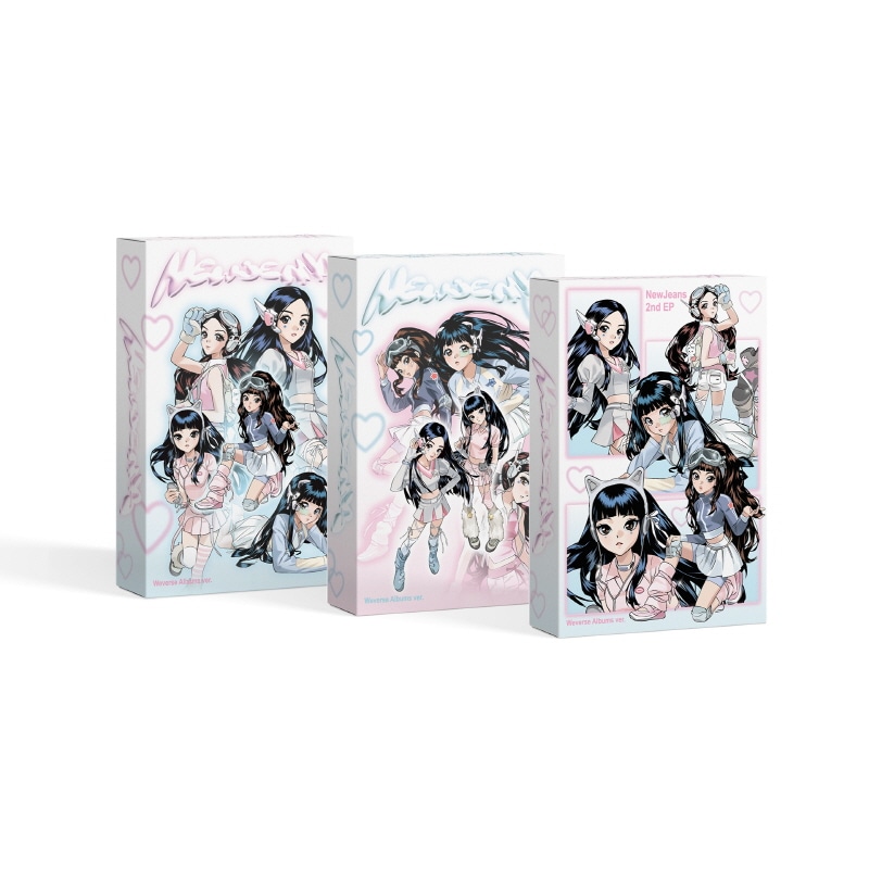 ニュージンス (NewJeans) 3種SET / 2nd EP: Get Up Weverse Albums ver (3種/CDではない_未開封新品