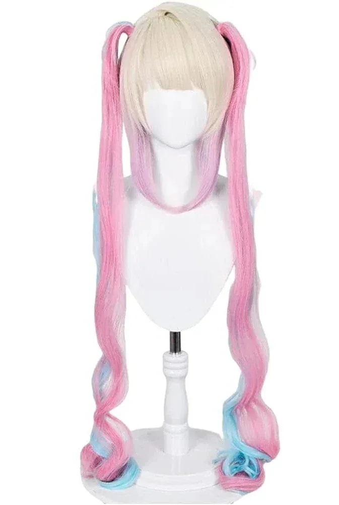 コスプレウィッグ超絶最かわてんしちゃんコスプレ超てんちゃんロングペラかつら耐熱長髪耐熱文化祭小物変身30%までに制限かつら