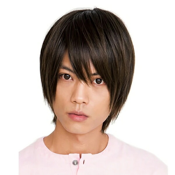 【メンズウィッグ】[5775]ストレートショート（ローライトブラウン） [男性用 おしゃれ 変装 仮装 ウィッグ かつら]【506154】